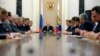 Оьрсийчоь -- Президента Путин Владимира дIаяьхьира керлачу министрийн кабинетан хьалхара кхеташо, Москох, 21Стиг2012