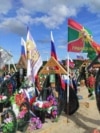 Могилы участников войны в Украине на кладбище в Мурманске