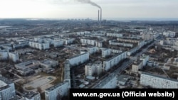 Украинский Энергодар.