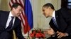 Президент США Барак Обама зі своїм російським колегою Дмитром Медведєвим під час зустрічі в Лондоні, 1 квітня 2009 р.