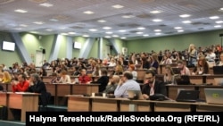 Журналісти під час другого медіа-форуму, Львів, 13 листопада 2014року