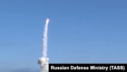 Пуск ракеты «Калибр»