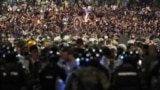 Массовые протесты в Сербии