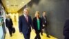 Presidenti kosovar, Hashim Thaçi, dhe kryediplomatja e Bashkimit Evropian, Federica Mogherini, gjatë një takimi në Bruksel.