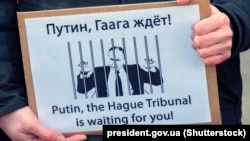 Антивоенная акция в Амстердаме, март 2022 года.