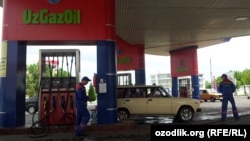 Автозаправочная станция UzGazOil в Ташкенте. 
