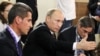 Олигарх Зиявудин Магомедов и президент РФ Владимир Путин
