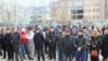 Дагестан -- Адвокатана Мусаев Мурадана гIортор еш ХIинжа-гIалахь хилла митинг.