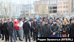 Дагестан -- Адвокатана Мусаев Мурадана гIортор еш ХIинжа-гIалахь хилла митинг.