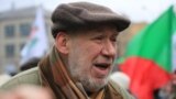 Георгий Сатаров на акции протеста в Москве