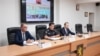 Брифінг очільника прокуратури з боротьби з корупцією Віктора Фуртуне, голови поліції Віорела Чернеуцану та керівника Служби інформації та безпеки Александра Мустяце, Кишинів, 22 вересня 2025 року