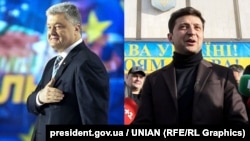 Петр Порошенко и Владимир Зеленский