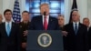 Президент США Дональд Трамп выступает с заявлением в Белом доме. 8 января 2020 года.