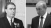 Леонид Брежнев и Владимир Путин