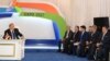 Предприниматель Нурлан Смагулов (крайний справа) на встрече тогдашнего президента Казахстана Нурсултана Назарбаева с руководителями национальных компаний и бизнесменами в рамках подготовки к выставке «Астана ЭКСПО-2017». Астана, 3 июля 2014 года. 