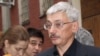 Росія - Олег Орлов, голова правозахисного центру «Меморіал», перед початком засідання Тверського суду Москви за позовом проти нього Президента Чечні Рамзана Кадирова, Москва, 25 вересня 2009 року.