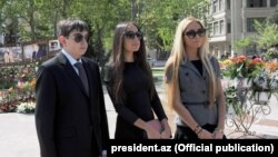 Ադրբեջանի նախագահ Իլհամ Ալիևի զավակները՝ Հեյդար Ալիև կրտսերը, Արզու և Լեյլա Ալիևաները, արխիվ
