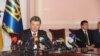 Президент України Петро Порошенко під час свого візиту до Львова, 3 жовтня 2014 року