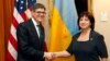 Міністри фінансів США та України Джейкоб Лью і Наталія Яресько під час однієї з попередніх зустрічей