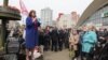 Belarus, Protest near Kamarouka