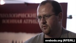 Дырэктар музэю гісторыі Магілёва Аляксей Бацюкоў.