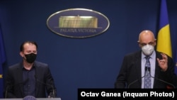 Premierul Florin Citu și secretarul de stat Raed Arafat, persoanele cu cele mai importante atribuții în gestionarea pandemiei.