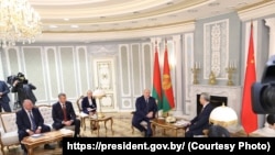 Аляксандар Лукашэнк і Лі Сі. Менск, 22 верасьня 2025