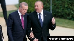 Թուրքիայի նախագահ Ռեջեփ Էրդողան և Ադրբեջանի նախագահ Իլհամ Ալիև, արխիվ
