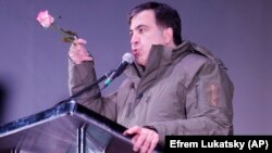 Mikheil Saakashvili said Georgia's state security service provided the Ukrainian Security Service with the names of the eight men who were detained in Ukraine and deported to Georgia.