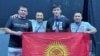 Ортодо грек-рим күрөшүнөн Кыргызстандын башкы машыктыруучусу Уран Калилов жана балбан Асан Жанышов.