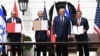 U.S. -- Bahrain Foreign Minister Abdullatif al-Zayani, Israeli Prime Minister Benjamin Netanyahu, U.S. President Donald Trump, and UAE Foreign Minister Abdullah bin Zayed Al-Nahyan participate in the signing of the Abraham Accords where the countries of B