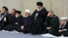 مراسم یادبود قاسم سلیمانی در دفتر رهبر جمهوری اسلامی