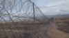 Ограждения на кыргызско-казахской границе. 22 марта 2013 года.