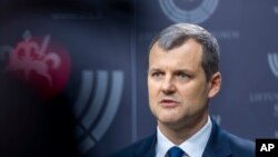 Прэм’ер-міністар Літвы Гінтаўтас Палуцкас. Архіўнае фота