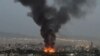 Iran - Smoke rises from a fire, as the Israel-Iran air war continues, in Tehran, Iran, in this still image obtained from social media video released June 17, 2025. 