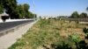 Автомобильная дорога в Кибрайском районе Ташкентской области. 