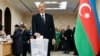 Президент Азербайджана Ильхам Алиев на выборах 9 февраля 2020 г.