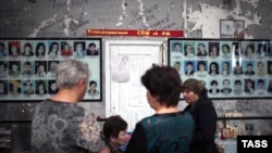 Захваченная террористами школа в Беслане 