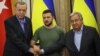 Реджеп Тайип Ердоган, Володимир Зеленски и Антониу Гутериш