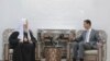 Президент Сирії Башар аль-Асад (п) приймає патріарха Московського Кирила (л), Дамаск, 13 листопада 2011 року